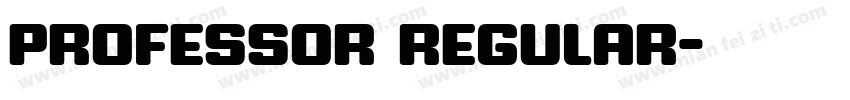 Professor Regular字体转换